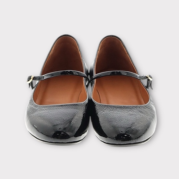 Sézane MÉLINE Low Ballerinas in Patent Black FR 40 / US 9 - Picture 7 of 11